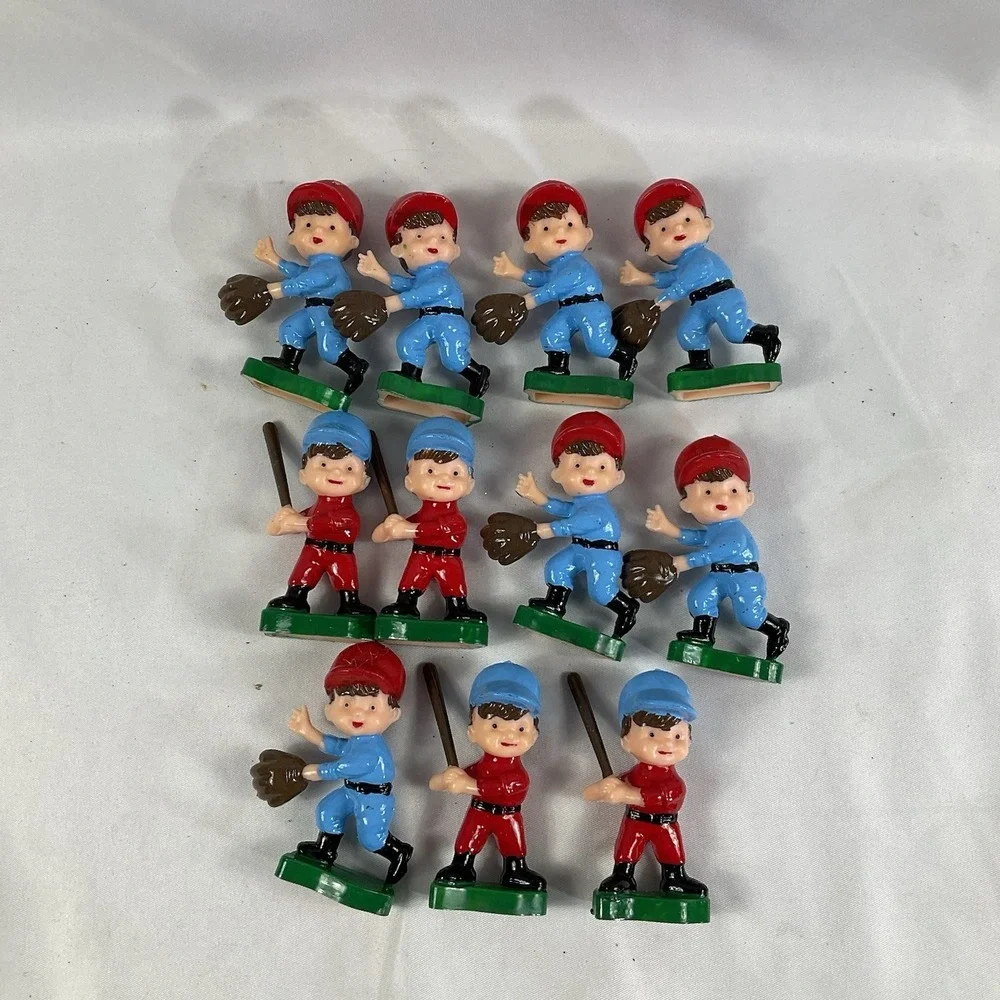 11 Little League Baseball Players Cake toppers Decorations Batters And Catchers